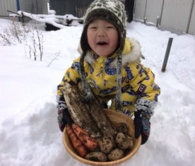 越冬野菜掘り体験＆ランチ体験